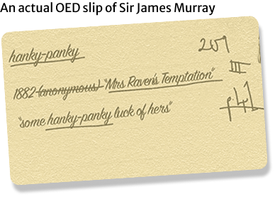 A Murray Slip &mdash; the physical artifact that named our contribution mechanism